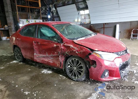 2016 Toyota Corolla L из США, поврежденный, VIN 2T1BURHE2GC554285